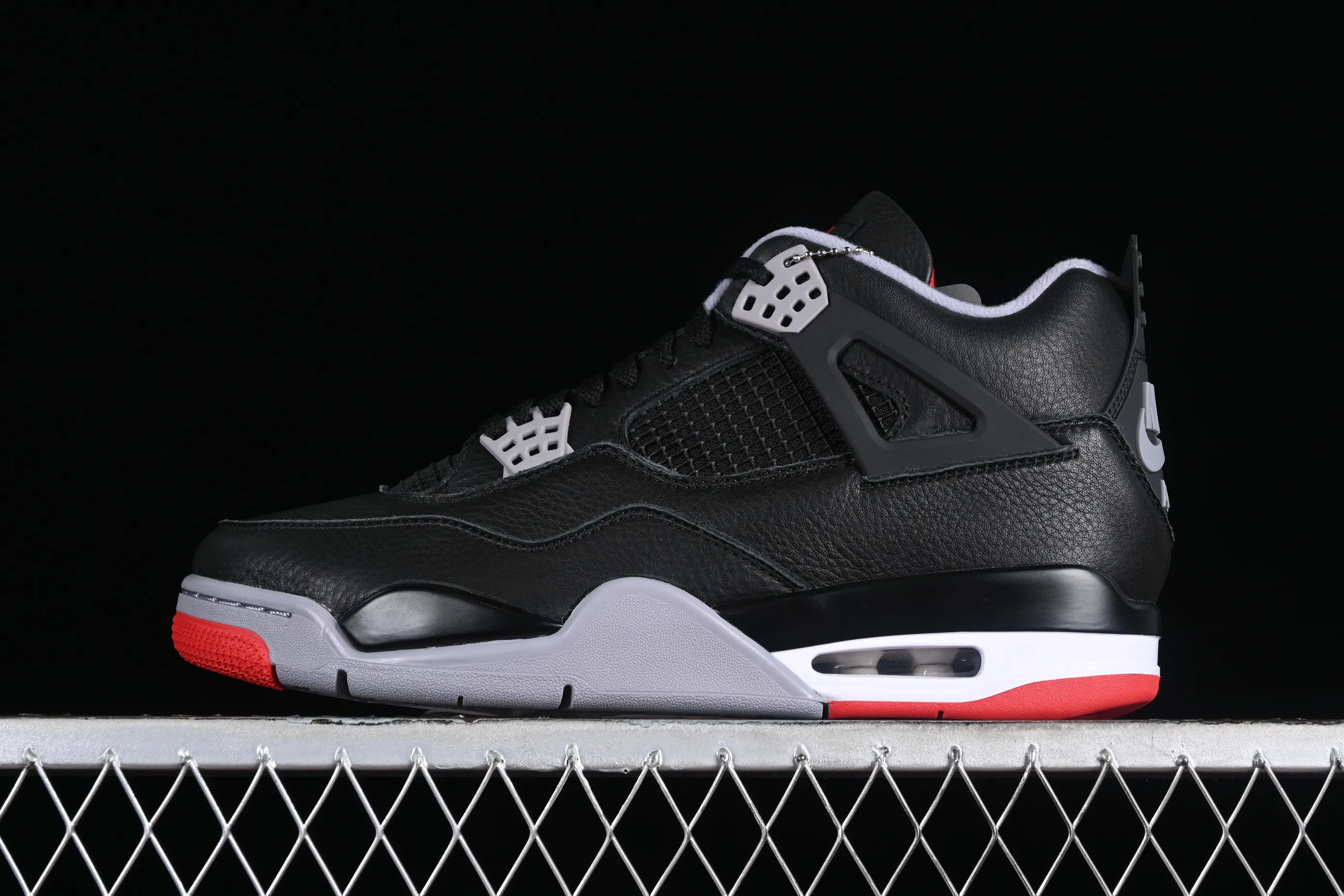 All categories Air Jordan Jordan series basketball shoes Air Jordan 4 GX foreign trade version Air Jordan 4 Retro "Bred Reimagined" AJ4 Joe 4 black red FV5029-006
